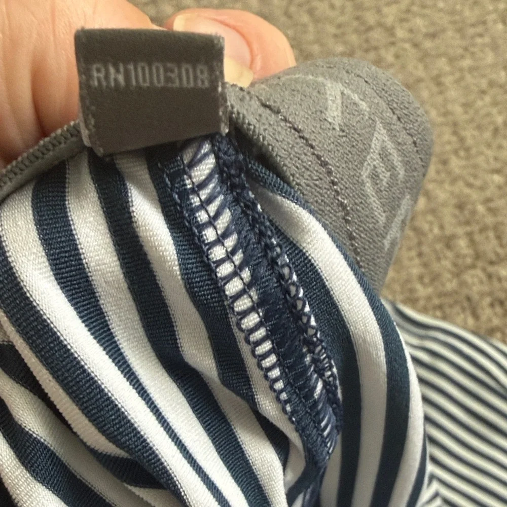 Peter Millar Jubilee Boxer Blue and White Striped Shorts